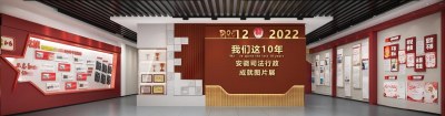 现代党建展厅3D模型下载